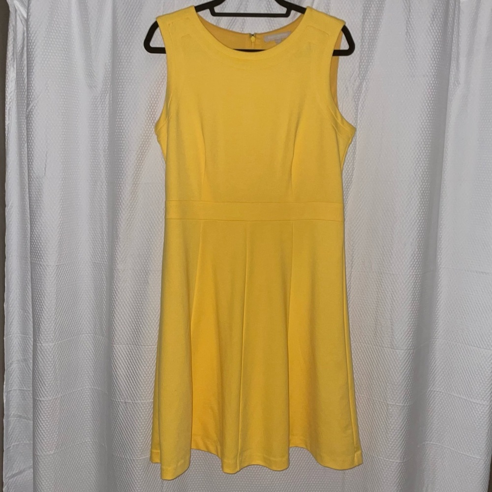 Banana Republic bright yellow summer dress - size 12